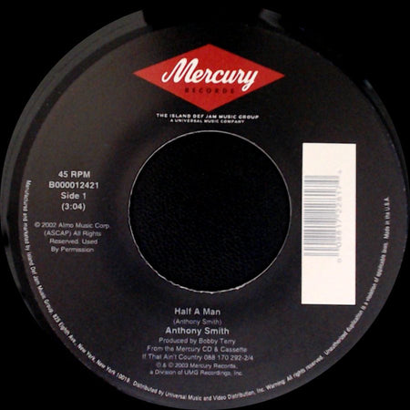 Anthony Smith - Half A Man / Infinity side A