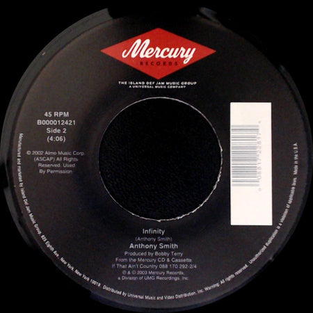 Anthony Smith - Half A Man / Infinity side B