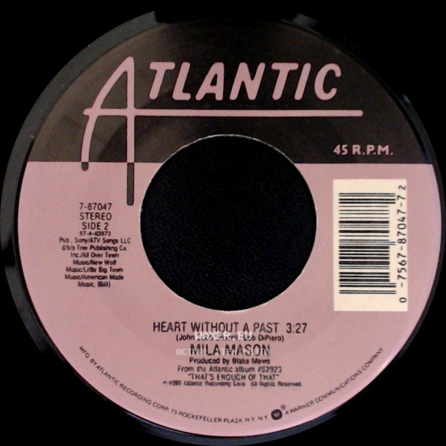Mila Mason - That's Enough Of That / Heart Without A Past side B