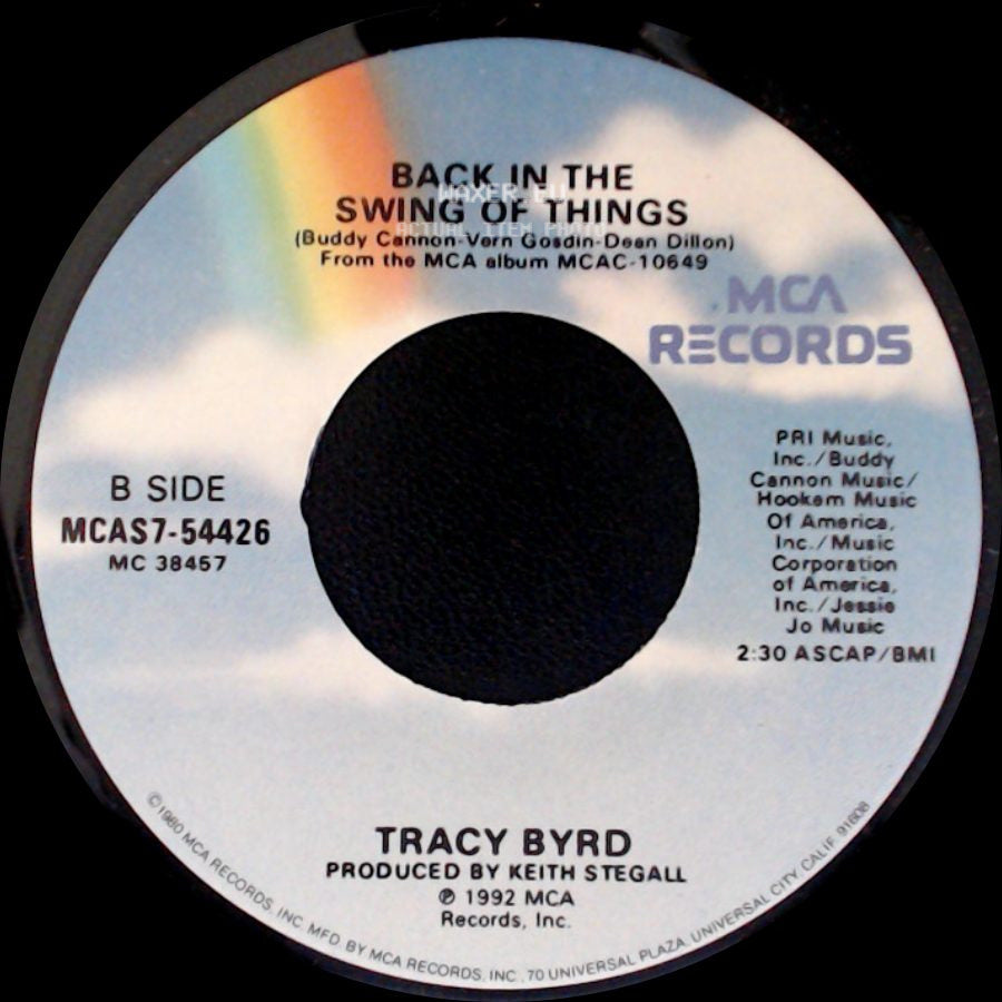 Tracy Byrd - That's The Thing About A Memory / Back In The Swing Of Things side B