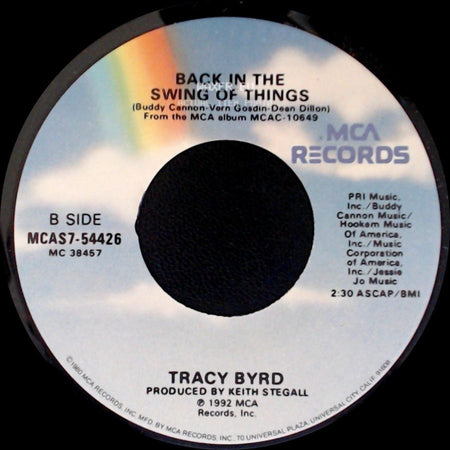Tracy Byrd - That's The Thing About A Memory / Back In The Swing Of Things side B