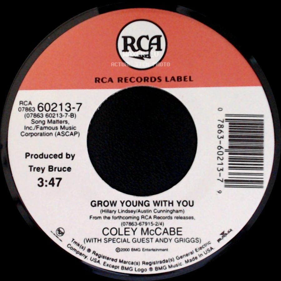 The Warren Brothers (Featuring Sara Evans) / Coley Mccabe - That's The Beat Of A Heart / Grow Young With You side B