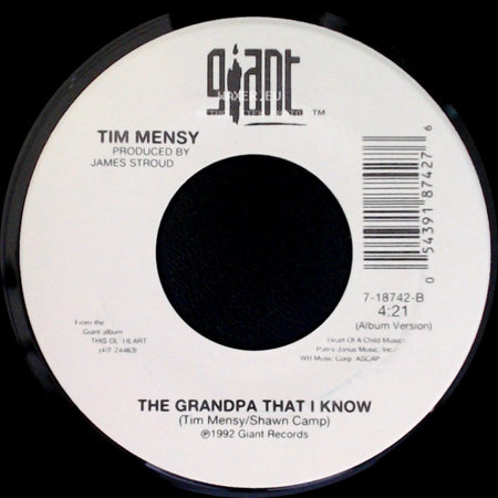 Tim Mensy - That's Good / The Grandpa That I Know side B