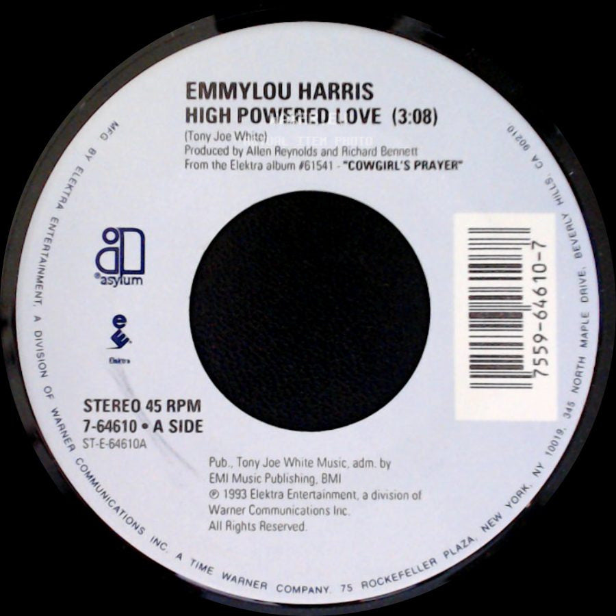 Emmylou Harris - High Powered Love / Ballad Of A Runaway Horse (5:35) side A