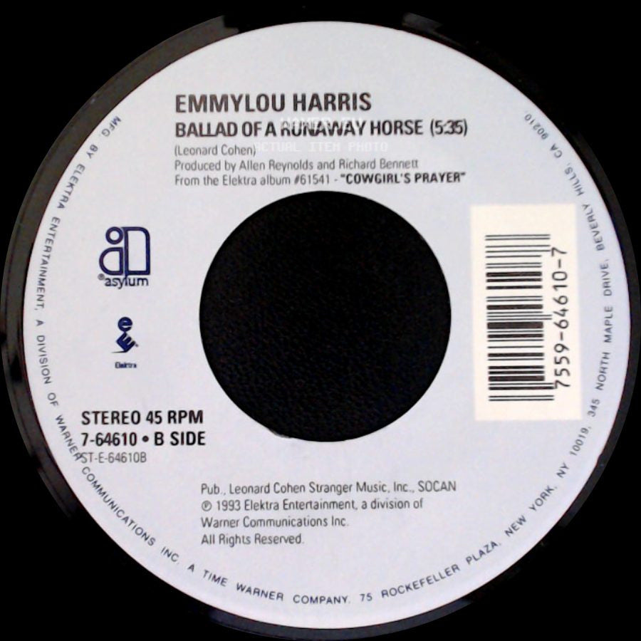 Emmylou Harris - High Powered Love / Ballad Of A Runaway Horse (5:35) side B