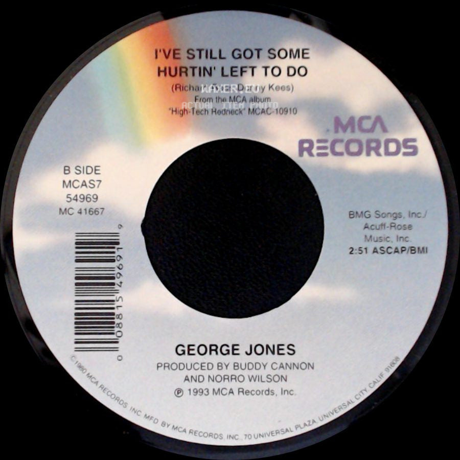 George Jones - A Good Year For The Roses / I've Still Got Some Hurtin' Left To Do side B