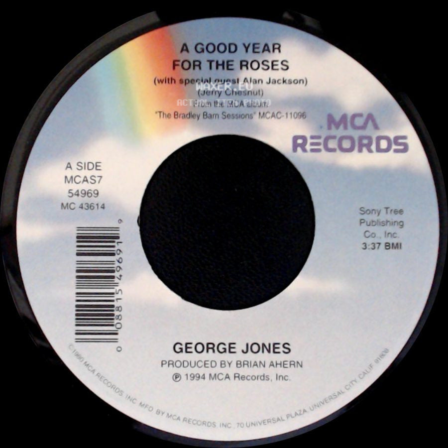 George Jones - A Good Year For The Roses (With Special Guest Alan Jackson) / I've Still Got Some Hurtin' Left To Do side A