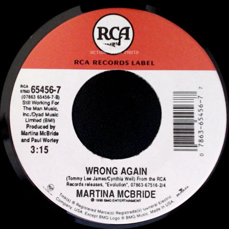 Martina Mcbride - Wrong Again / Happy Girl side A