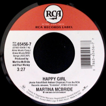 Martina Mcbride - Wrong Again / Happy Girl side B