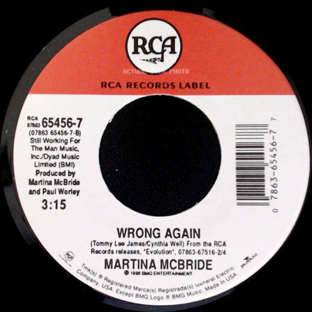 Martina Mcbride - Wrong Again / Happy Girl side A