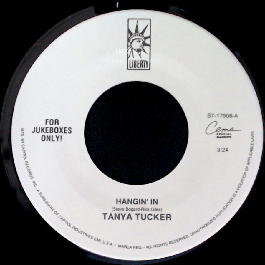 Tanya Tucker - Hangin' In / Let The Good Times Roll side A