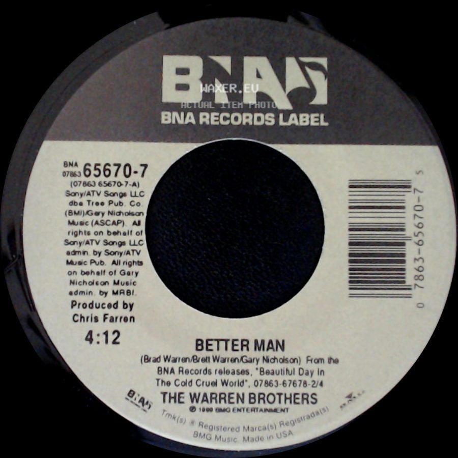 The Warren Brothers - Better Man / Guilty side A