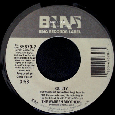 The Warren Brothers - Better Man / Guilty side B