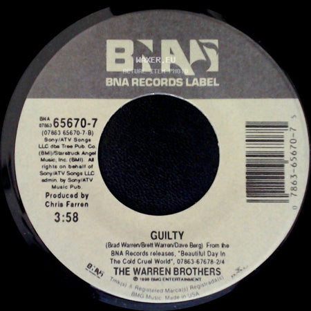 The Warren Brothers - Better Man / Guilty side B