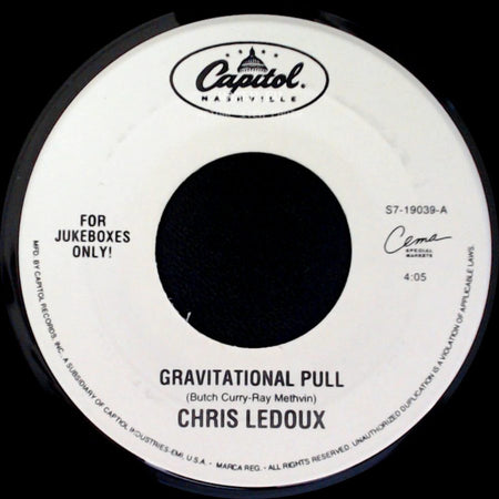 Chris Ledoux - Gravitational Pull / Five Dollar Fine side A