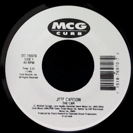 Jeff Carson - The Car / Holdin' On To Something side A