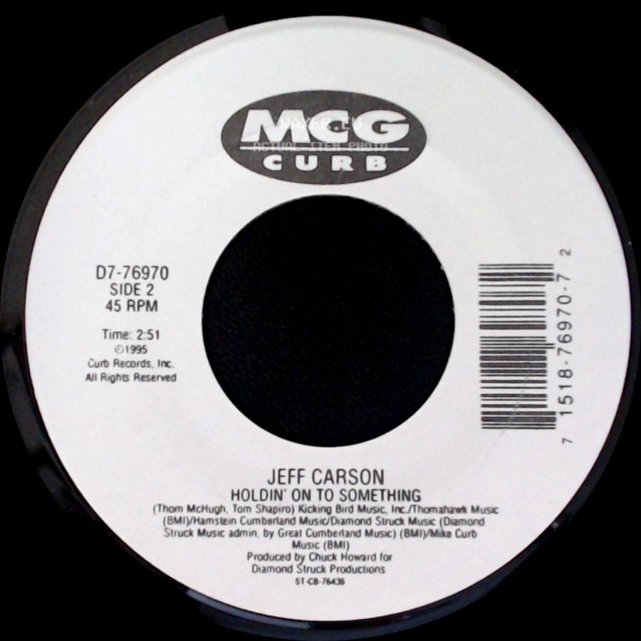 Jeff Carson - The Car / Holdin' On To Something side B