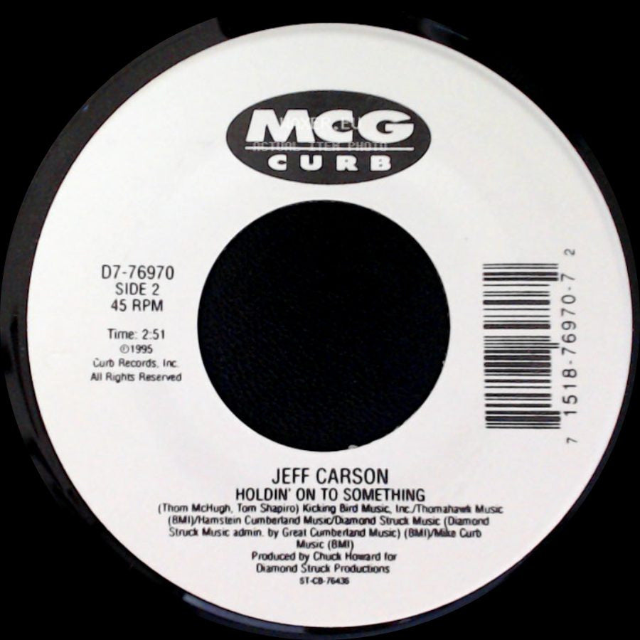 Jeff Carson - The Car / Holdin' On To Something side B