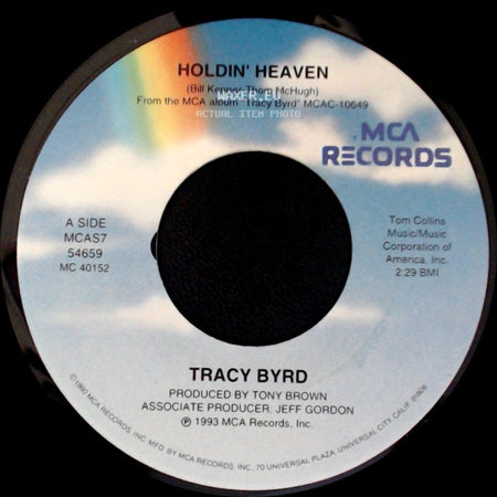 Tracy Byrd - Holdin' Heaven / Edge Of A Memory side A
