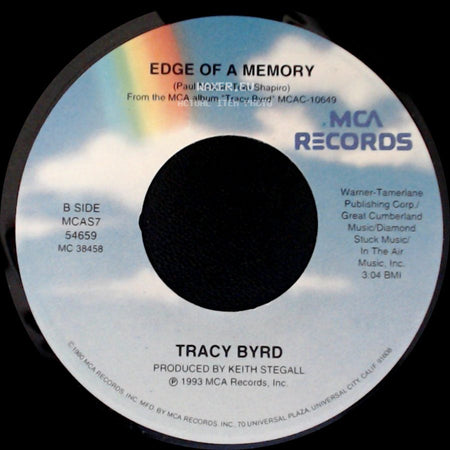 Tracy Byrd - Holdin' Heaven / Edge Of A Memory side B