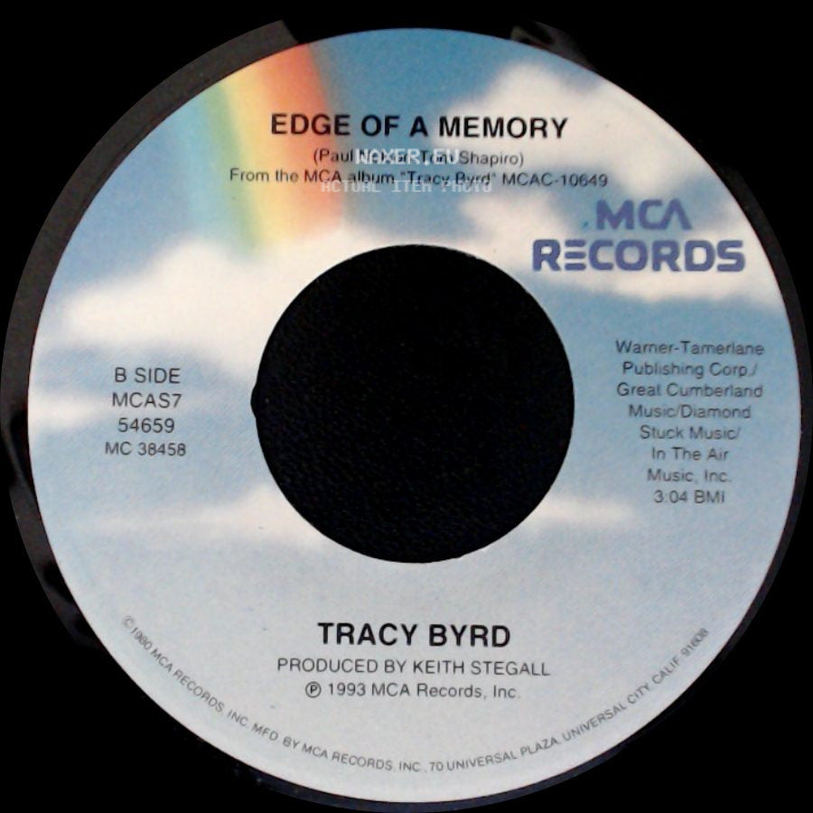 Tracy Byrd - Holdin' Heaven / Edge Of A Memory side B