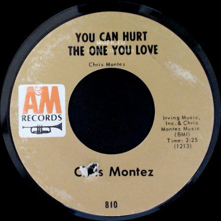 Chris Montez - There Will Never Be Another You / You Can Hurt The One You Love side B