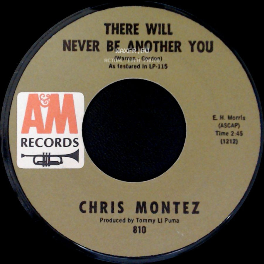 Chris Montez - You Can Hurt The One You Love / There Will Never Be Another You side B