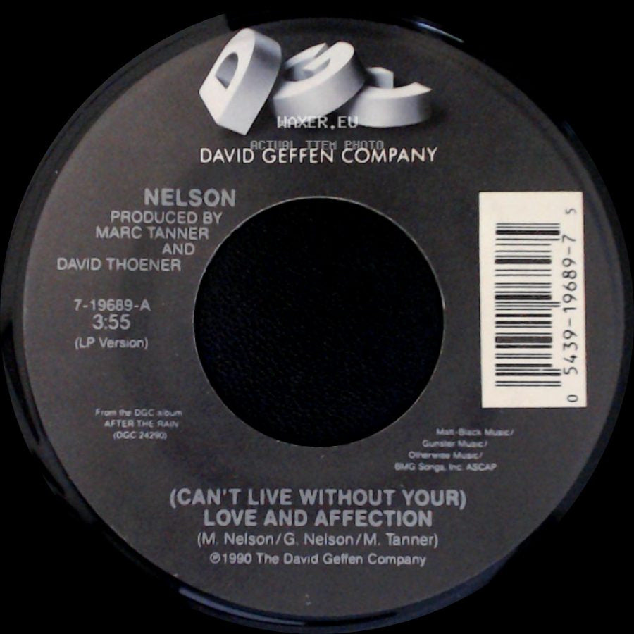 Nelson - (Can't Live Without Your) Love And Affection / Will You Love Me? side A