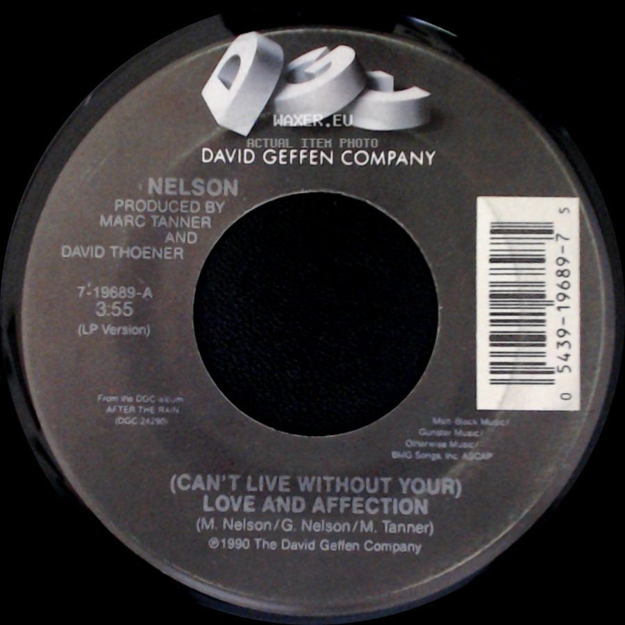 Nelson - (Can't Live Without Your) Love And Affection / Will You Love Me? side A