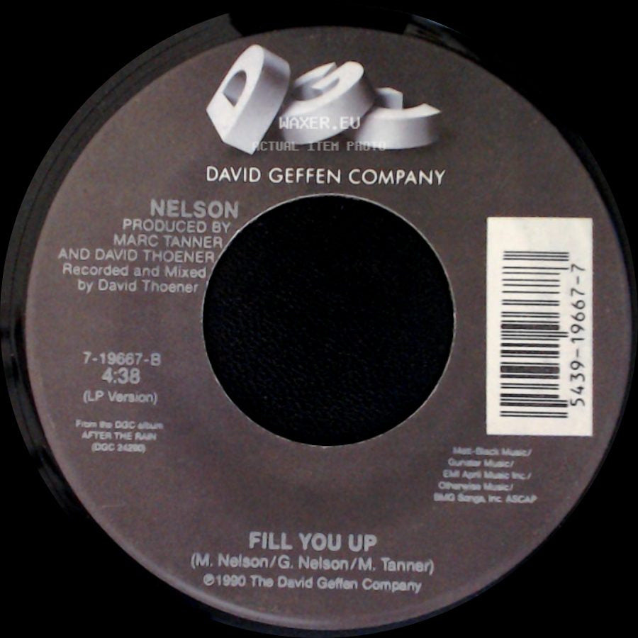 Nelson - After The Rain / Fill You Up side B