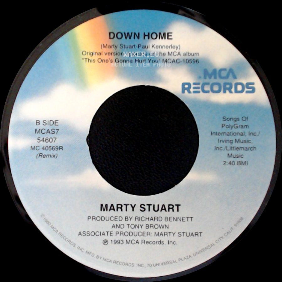 Marty Stuart - Hey Baby / Down Home side B