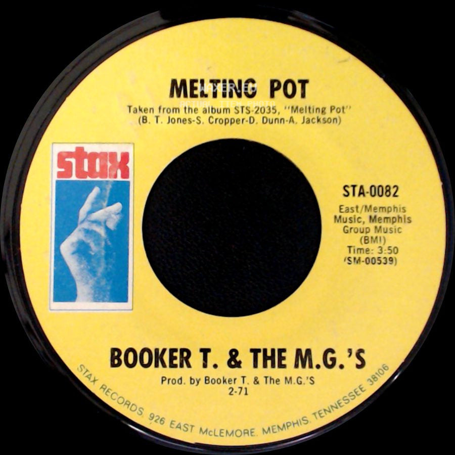Booker T. & The M.G.'s - Kinda Easy Like / Melting Pot side B
