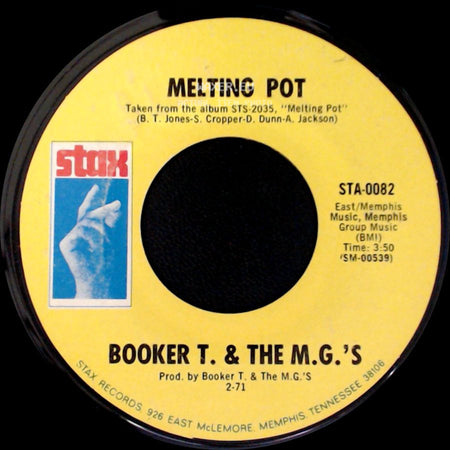 Booker T. & The M.G.'s - Kinda Easy Like / Melting Pot side B