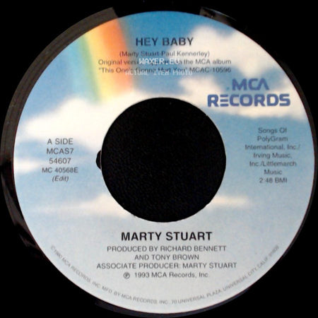 Marty Stuart - Hey Baby / Down Home side A
