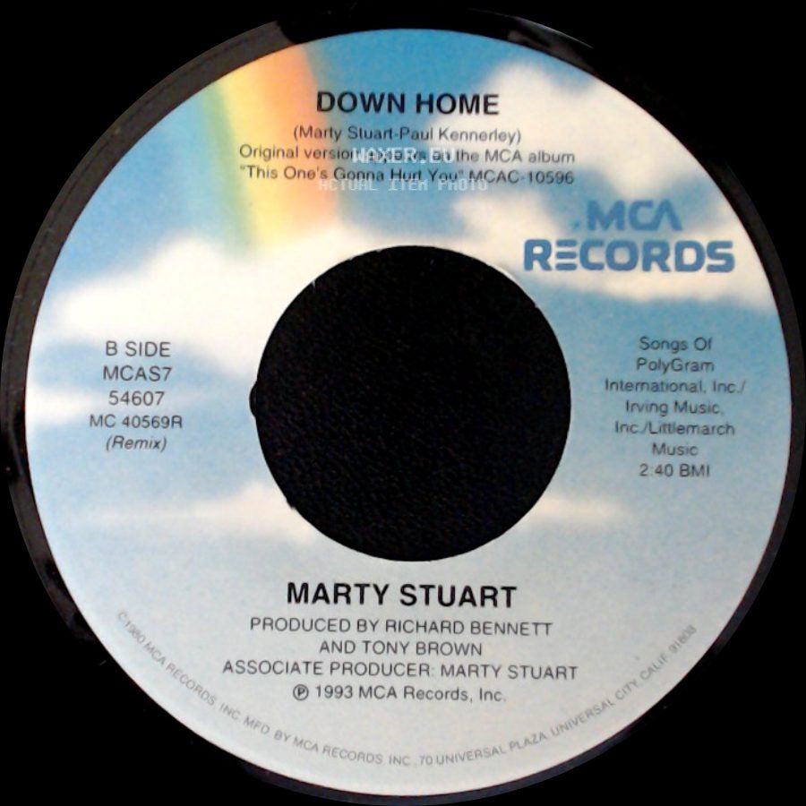 Marty Stuart - Hey Baby / Down Home side B