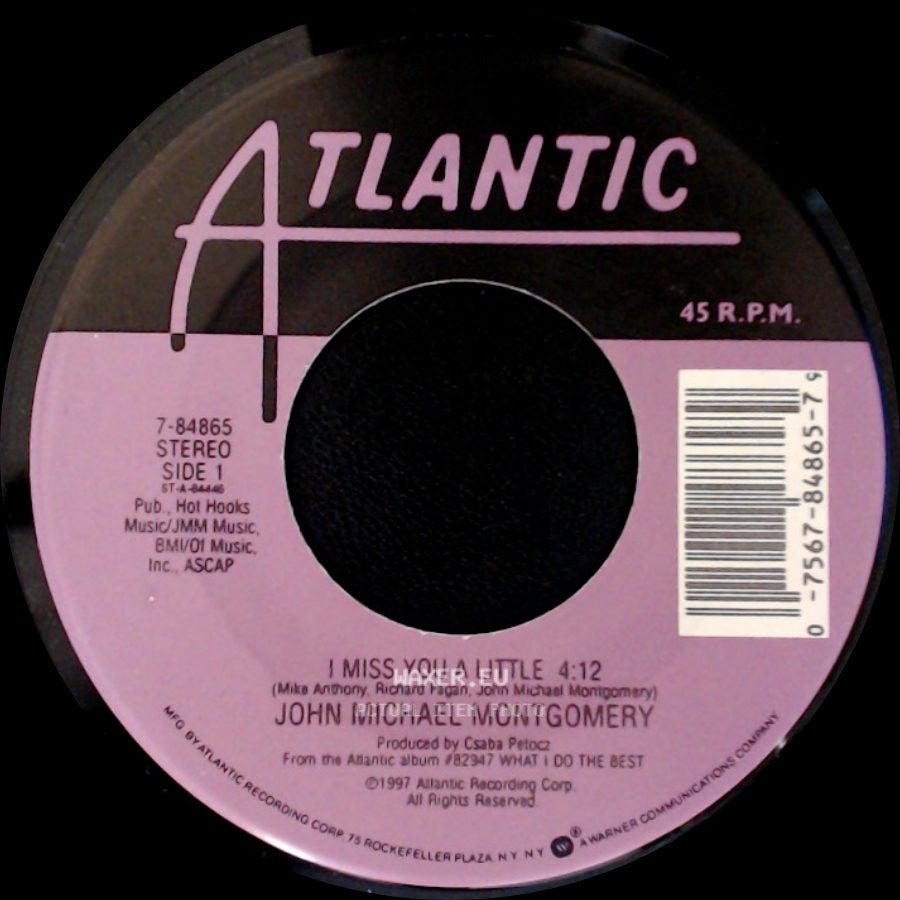 John Michael Montgomery - I Miss You A Little / Cloud 8 3:48 side A