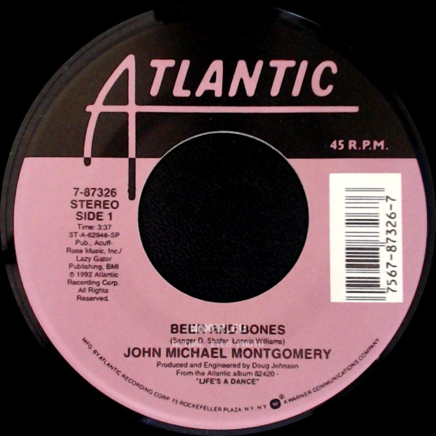 John Michael Montgomery - Beer And Bones / I Love The Way You Love Me side A
