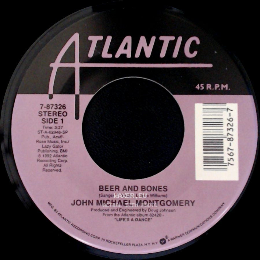John Michael Montgomery - Beer And Bones / I Love The Way You Love Me side A