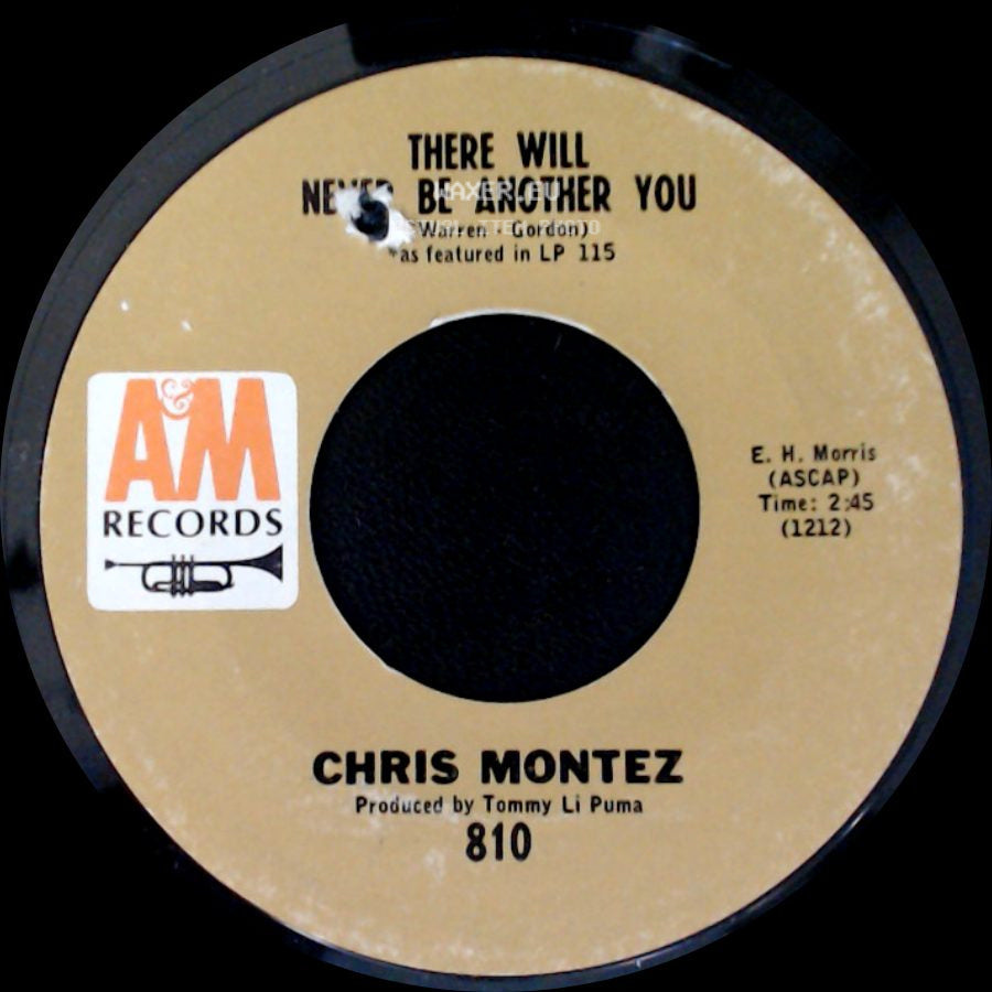 Chris Montez - You Can Hurt The One You Love / There Will Never Be Another You side B