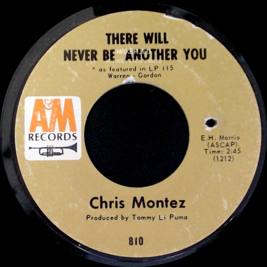 Chris Montez - You Can Hurt The One You Love / There Will Never Be Another You side B