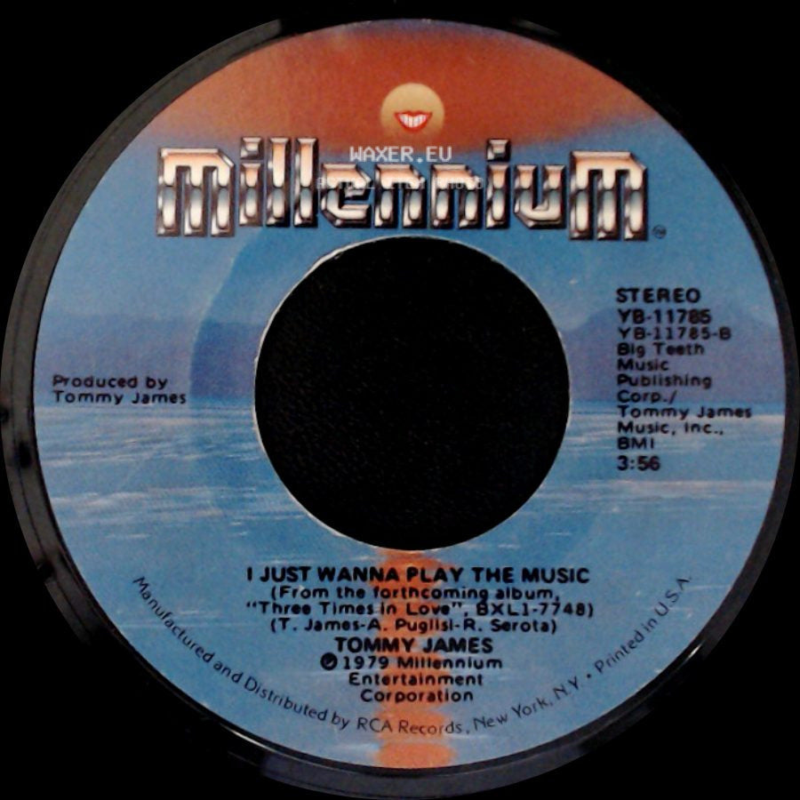 Tommy James - Three Times In Love / I Just Wanna Play The Music side B