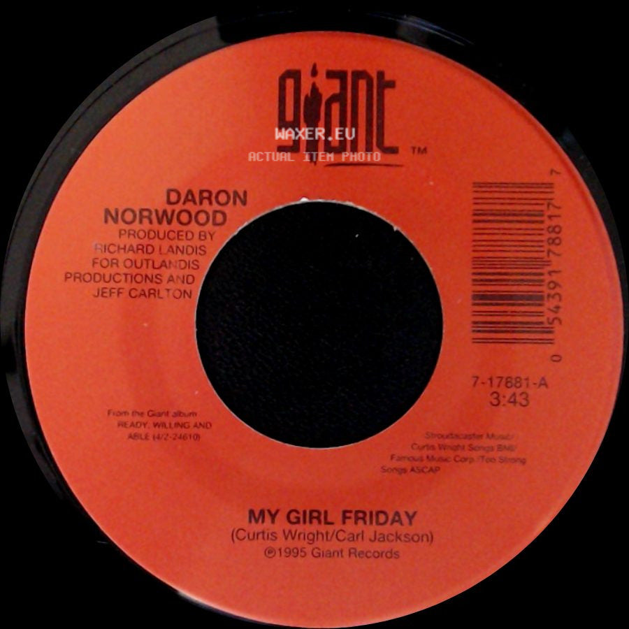 Daron Norwood - My Girl Friday / Break The Radio side A