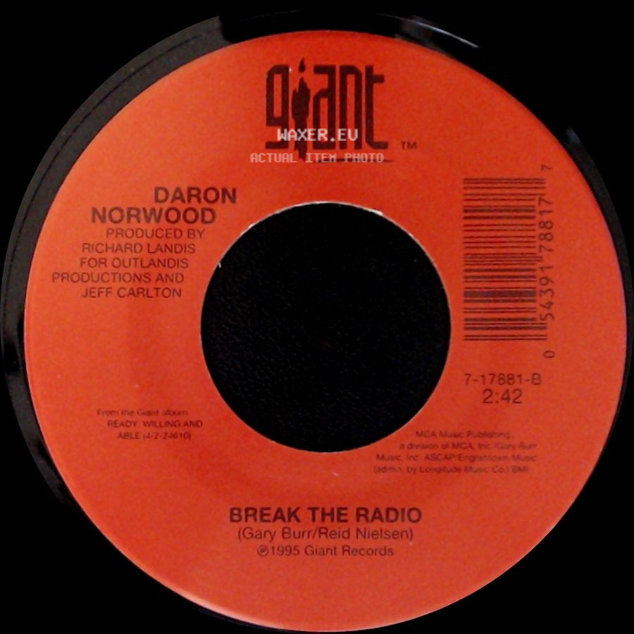 Daron Norwood - My Girl Friday / Break The Radio side B