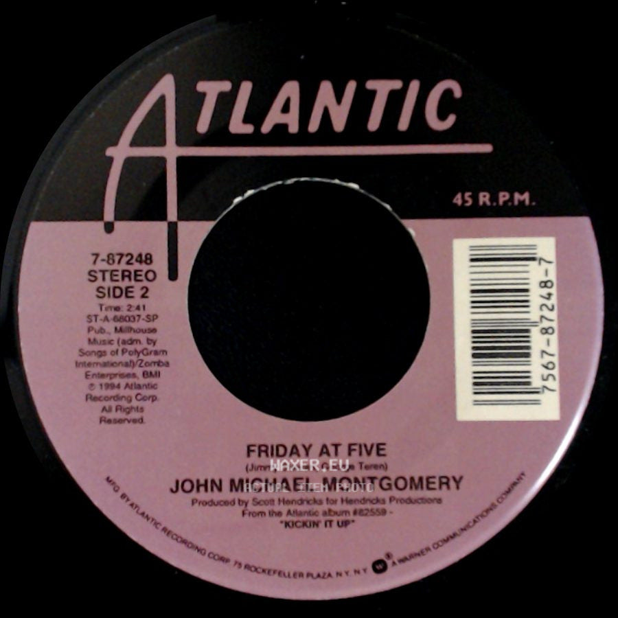 John Michael Montgomery - Rope The Moon / Friday At Five side B