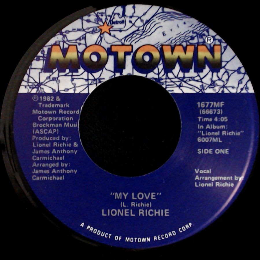 Lionel Richie - My Love / Round And Round side A