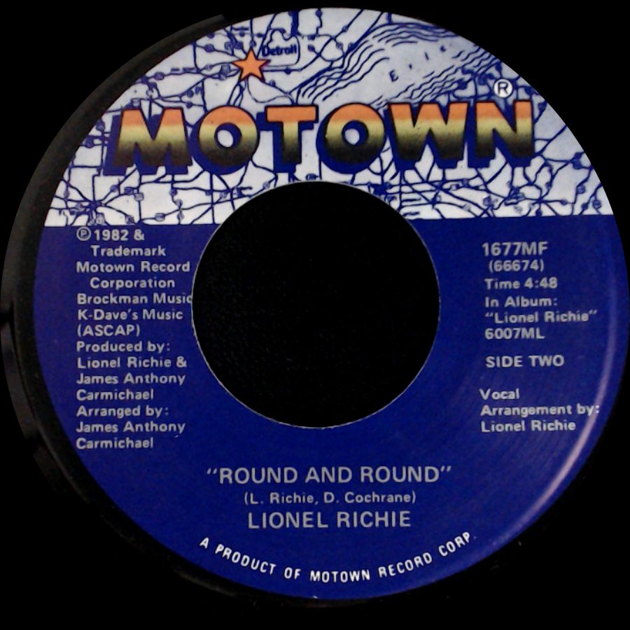 Lionel Richie - My Love / Round And Round side B