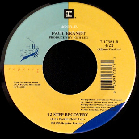 Paul Brandt - Take It From Me / 12 Step Recovery side B