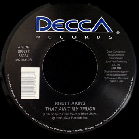 Rhett Akins - That Ain't My Truck / Same Ol' Story side A