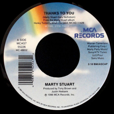Marty Stuart - Thanks To You / Country Girls side A