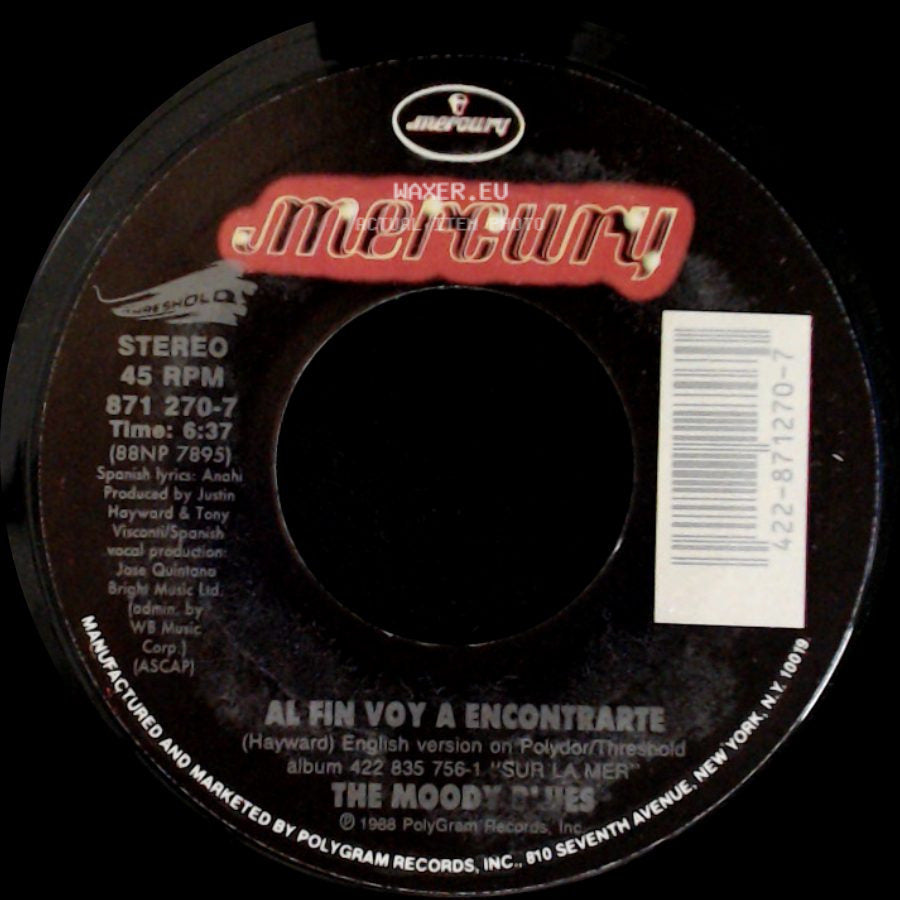 The Moody Blues - Al Fin Voy A Encontrarte / I Know You’re Out There Somewhere side A